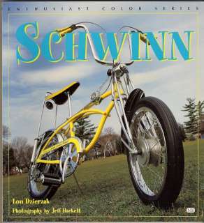 Book Schwinn Bicycles Enthusiast Color Series Black Phantom Sting Ray 