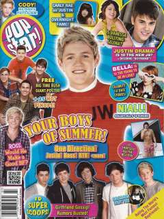   ), Niall Horan Special Cover Big Time Rush July 2012 Pop Star  