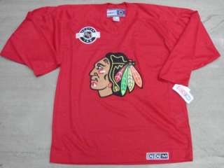 NHL Chicago Blackhawks CCM Sewn Adult Hockey Jersey Large  