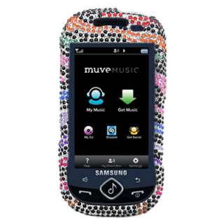 Bling Cover Rainbow Zebra Case For Samsung Suede R710  