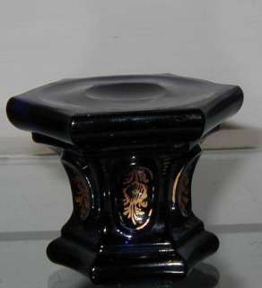 Rare Antique Boston & Sandwich Perfume Candlestick NR  