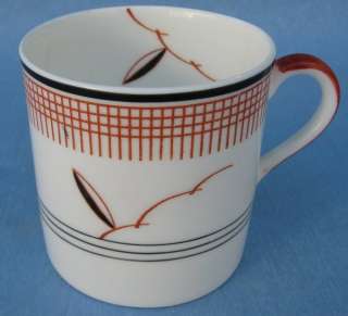   coffee or tea cup 1930 s vane pattern a striking art deco bone china