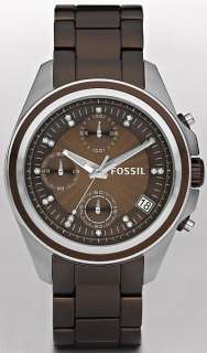 Fossil Decker Boyfriend Brown Chronograph Watch ES2914  