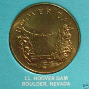 The Hoover Dam   Landmarks Of America Bronze Medal  