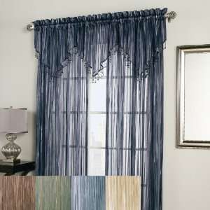  Katie Stripe Sheer Panel, Ascot Valance