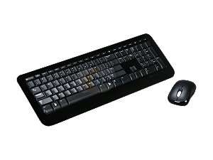   Microsoft Desktop 800 2LF 00001 Black USB RF Wireless Keyboard & Mouse