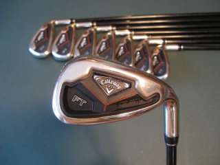 CALLAWAY FT IRON SET golf clubs Stiff VG+ cond.  
