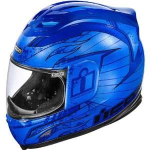   Lifeform Mens Airframe Sports Bike Motorcycle Helmet   Blue / Small