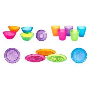     Munchkin Multi Dining Toddler Cups, Bowls and Plates Set   15 pack