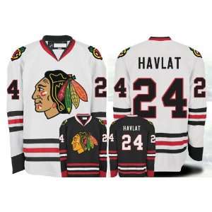 EDGE Chicago Blackhawks Authentic NHL Jerseys #24 HAVLAT WHITE Jersey 