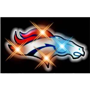 Denver Broncos   Blank flashing blinky lights with National Football 