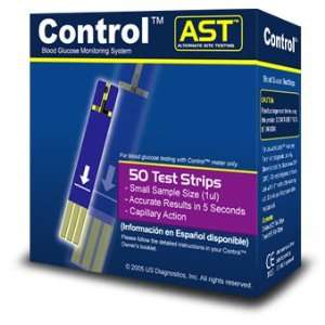  Control Blood Glucose Test Strips