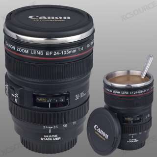 Canon lens Camera 24 105mm Hot/Cold Coffee Tea Cup Mug /Ashtray /Pen 