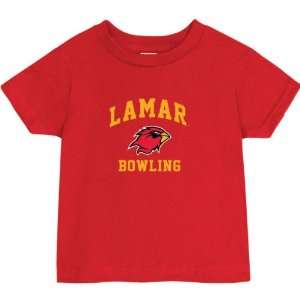  Lamar Cardinals Red Baby Bowling Arch T Shirt