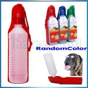 500ML Water Bottle Folding Travel Bowl Feeder Dog Cat  