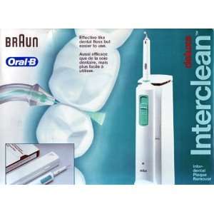  Braun Oral B Deluxe Interclean   Inter dental Plaque 