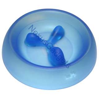 Alpha Paw Eat Better Dog Bowl For Special Dog Ice Blue  