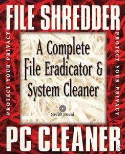 File Shredder PC cleaner CD,Win 98/XP/Vista/7 (32 bit) privacy 
