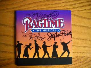 Signed Ragtime CD Brian Stokes Mitchell Marin Mazzie Stephen Flaherty 