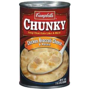   Chunky Chicken Broccoli Cheese with Potato Soup 18.8 oz (Pack of 12