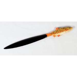  Wholesale Pack Handpainted Brook Trout Fish Letter Opener 