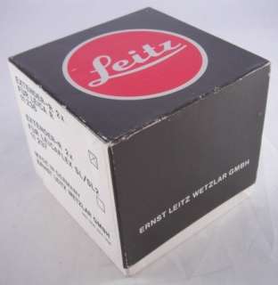 Leica Leitz Extender R 2x for Leicaflex SL/SL2 Box only  