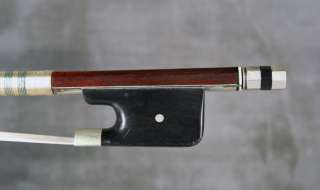 fine certified German cello bow by L. Bausch ca.1840.  