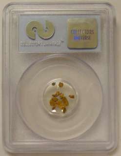 PCGS~SS CENTRAL AMERICA~ GOLD NUGGETS~CERTIFIED.5 GRAMS  