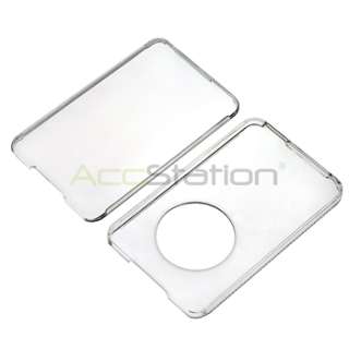 Clear Hard Plastic Case Skin Cover For Apple iPod Classic 80GB 120GB 
