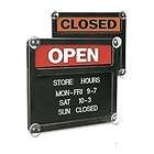 Open Closed Sign w Changeable Letter Message Board New  