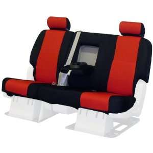 Coverking Custom Fit Rear Bench Seat Cover   Spacer Mesh, Red