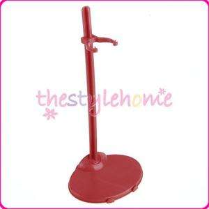 Clothing Display Doll Clothes Stand For Barbie Red 22cm  