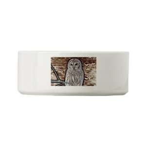  Dog Cat Food Water Bowl Snow Owl 