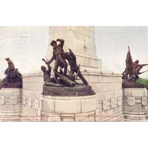   Monument in Oak Ridge Cemetery   Springfield Illinois 