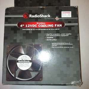 Radio Shack Brushless 273 238 Cooling Fan 12 Volts  