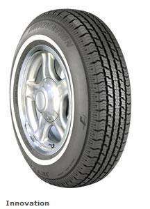 P235/75R15 JETZON BY COOPER 3/4 WHITEWALL RADIAL TIRES  