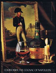 1982 Courvoisier VSOP Cognac Napoleon Bonaparte Ad  