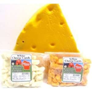   Cheesehead Hat & Wi Cheese Curds Yellow & White