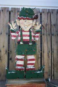 Christmas Elf Rustic Wood Craft Pattern Santas Helper  