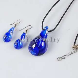 Colorful Lampwork Necklace & Earring Set 20 GN020  