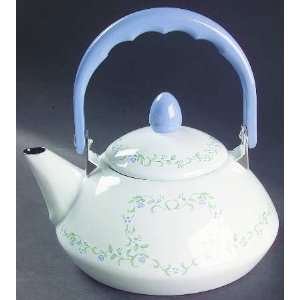 Corning Country Cottage Individual Metal Kettle, Fine China Dinnerware