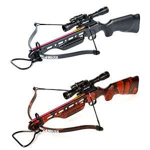 150 lb Hunting Crossbow Archery Bow +4x20 Scope +12 Arrows / Bolts 180 