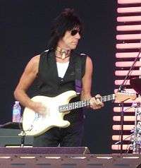 Jeff Beck performing at the Crossroads Guitar Festival 2007