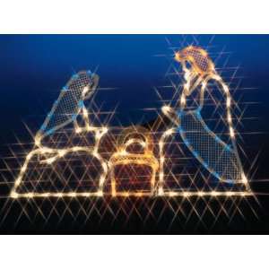   LIGHTED NATIVITY INDOOR/OUTDOOR CHRISTMAS DECORATION 