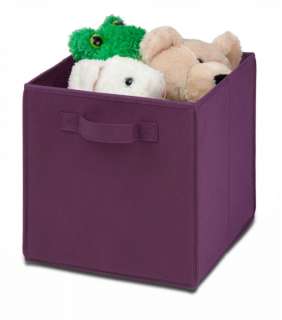 Honey Can Do Purple Folding Storage Cube#SFT 01763 2 PK  