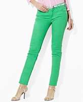 Lauren Jeans Co. Jeans, Straight Leg Slimming Cropped Modern, Fairway 