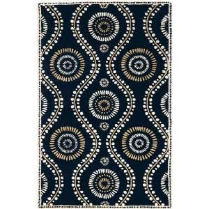   Living™ Ogee Dot Area Rug, 4 ROUND, FRANCESCA