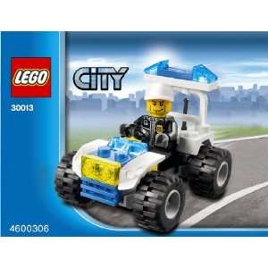  LEGO City Mini Figure Set #30013 Police City Quad Bagged 