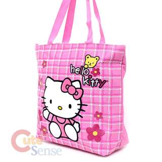 Sanrio Hello Kitty School Tote Bag Diaper Bag Pink Teddy Bear 2