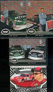 NASCAR DALE EARNHARDT JR 4 RACING TRADING CARDS READ  